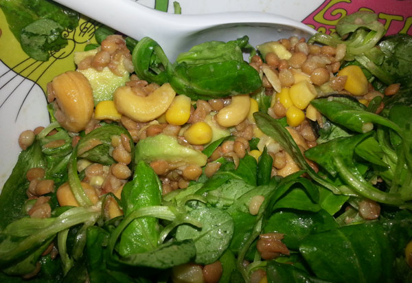 Ensalada de lentejas