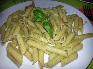 Pennete al pesto