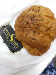 Cruasán de chocolate