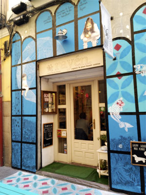 El restaurante vegano Rayén está situado en la calle Lope de Vega, 7 (Madrid)