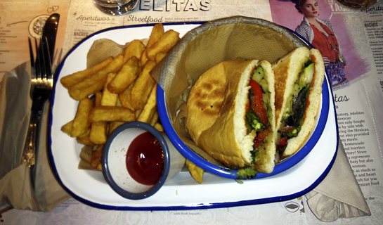 'Torta' vegana en Adelitas (Heildelberg)